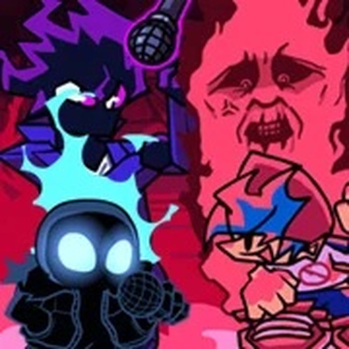 FNF Mind Game Uproar But Everyone Sing It Online Game