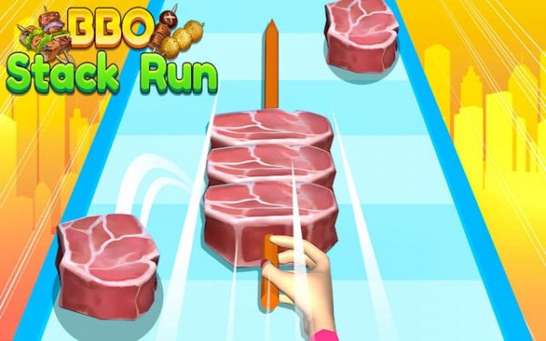 BBQ Stack Run: Food Parkour Online Game