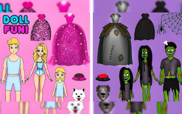 Chibi Doll Dress Up Makeover: Princess Fashion & Beauty Salon Online Game