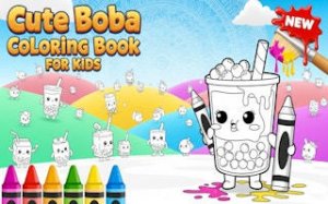 Bubble Tea Coloring Studio for Children