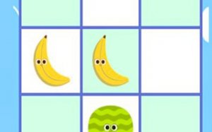 Fruity Tic Tac Toe Puzzle