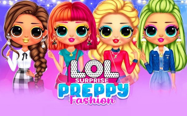 LOL Surprise Preppy Fashion Dress Up Online Game