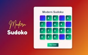 Modern Sudoku Logic Puzzle