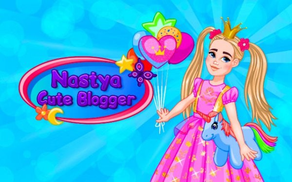 Nastya Cute Blogger: Makeup & Fashion Online Game